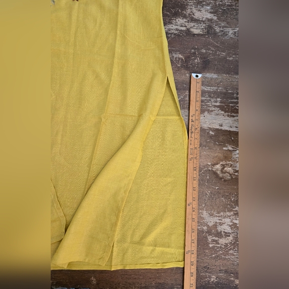 INDIA Floral Embroidered Dress in Yellow - Picture 10 of 10